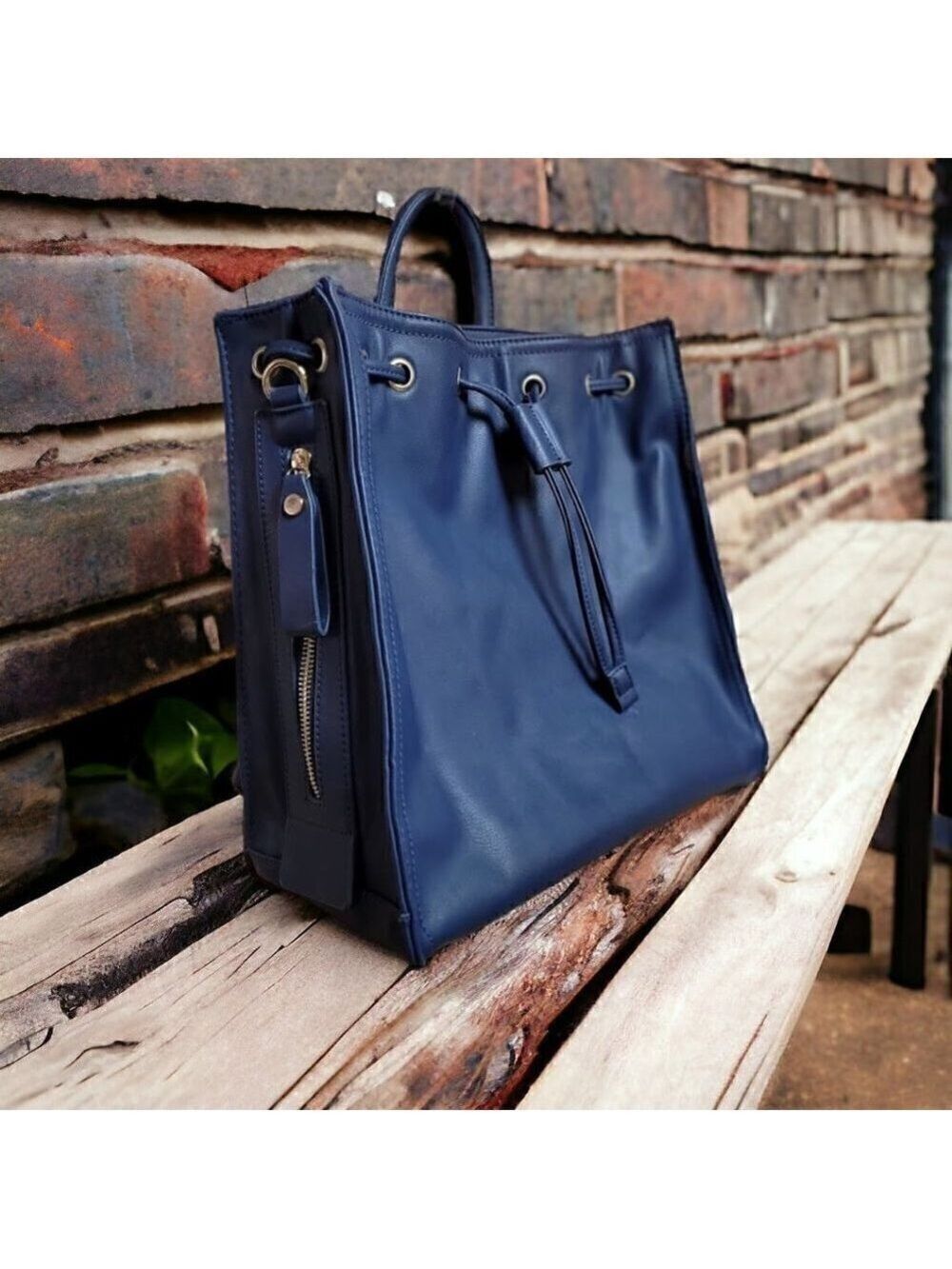 Moda Luxe Drawstring Backpack Bucket Purse - Gorgeous